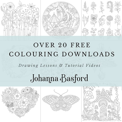 Happy Place - FREE DOWNLOADS AND MORE! - Johanna Basford Johanna Basford