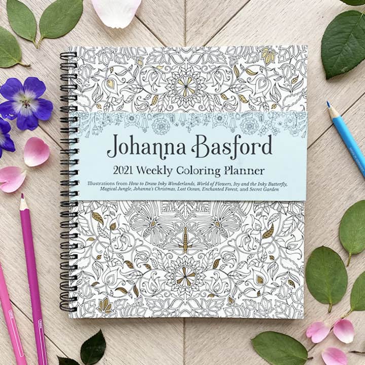 2021 Weekly Colouring Planner