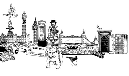 millbank London illustration
