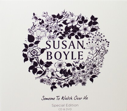 Susan Boyle album cover for Sony Music